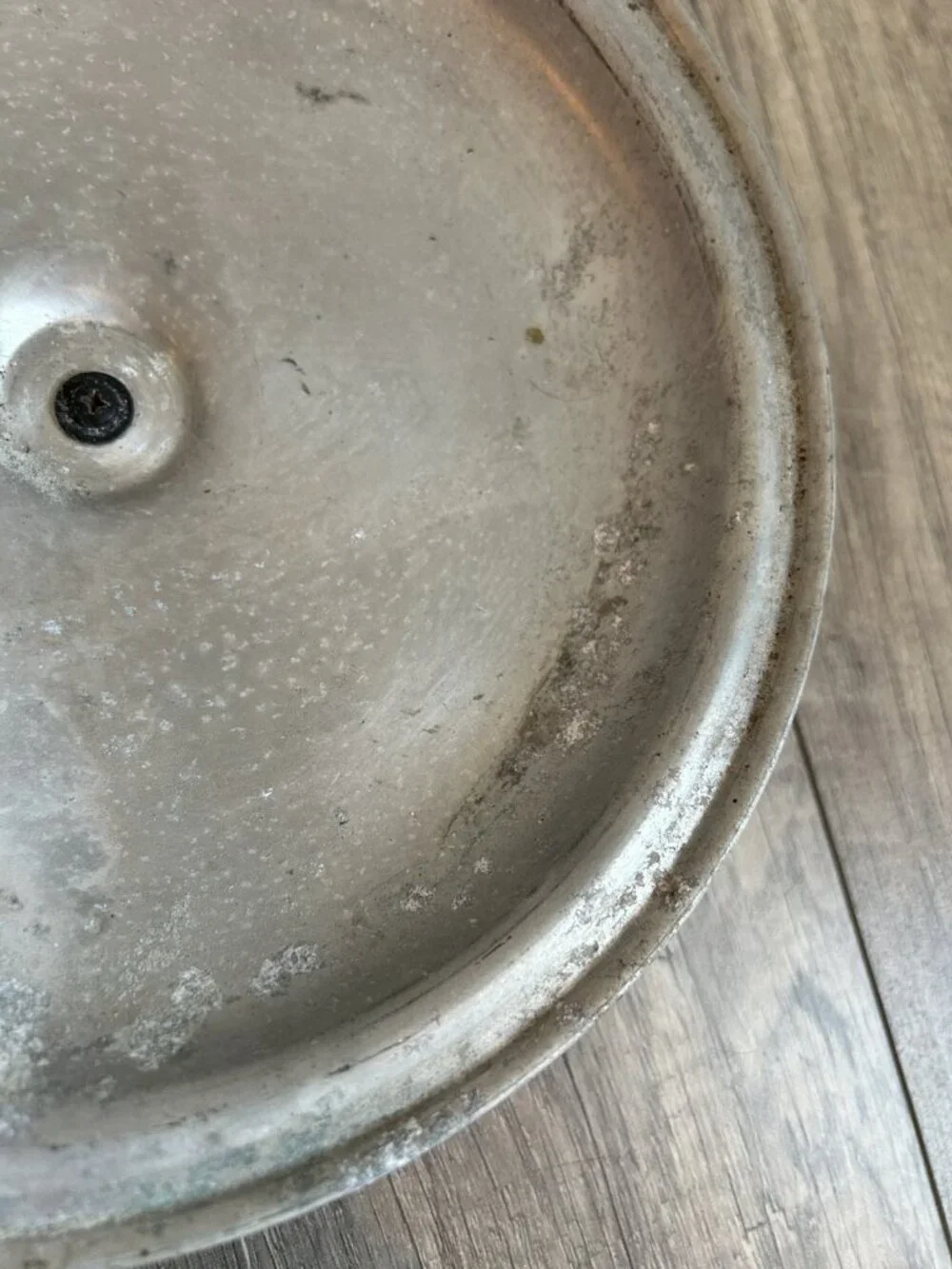 Vintage Manning Bowman Copper Pan Lid Handles Rustic Patina AS IS Cottagecore - Picture 11 of 16
